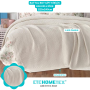 ETEHOMETEX HAVUZLU PİKE ÇİFT KİŞİLİK 220X240CM KREM 8696474231654
